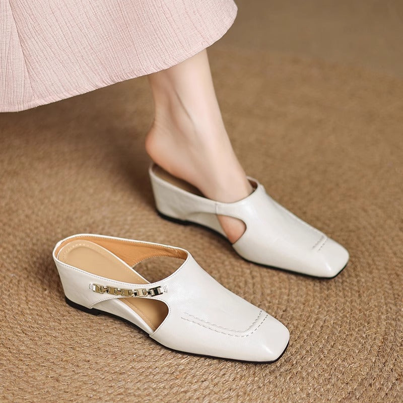 Avella | Leather Mules