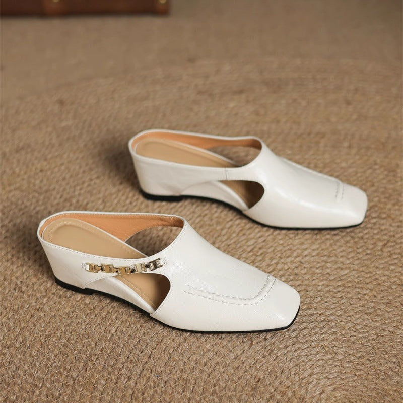 Avella | Leather Mules