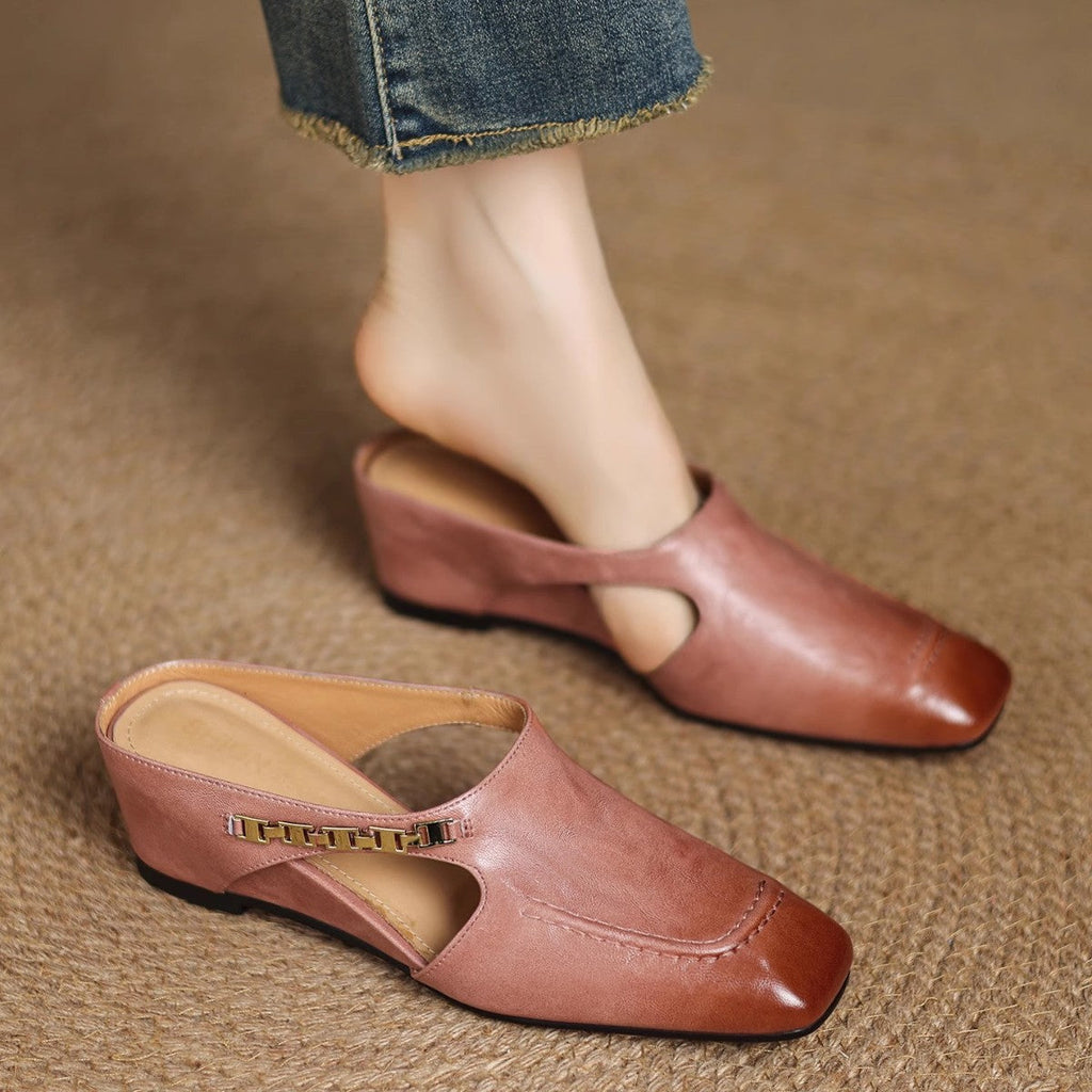 Avella | Leather Mules