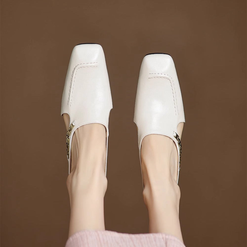 Avella | Leather Mules