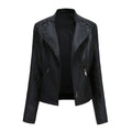 Marcella | Asymmetrical Grommet Moto Quilted Jacket