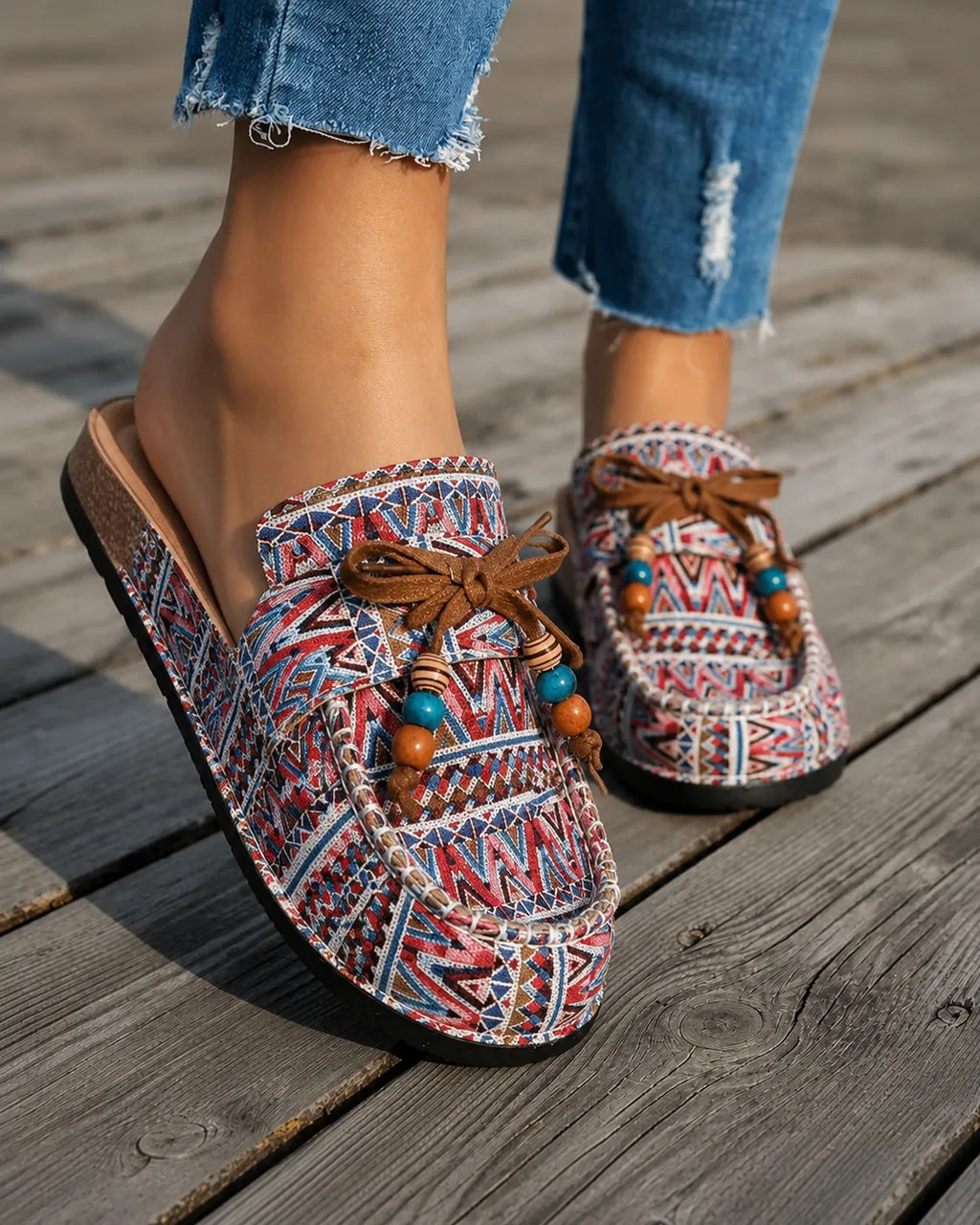 Adeline | Lace-Up Loafers