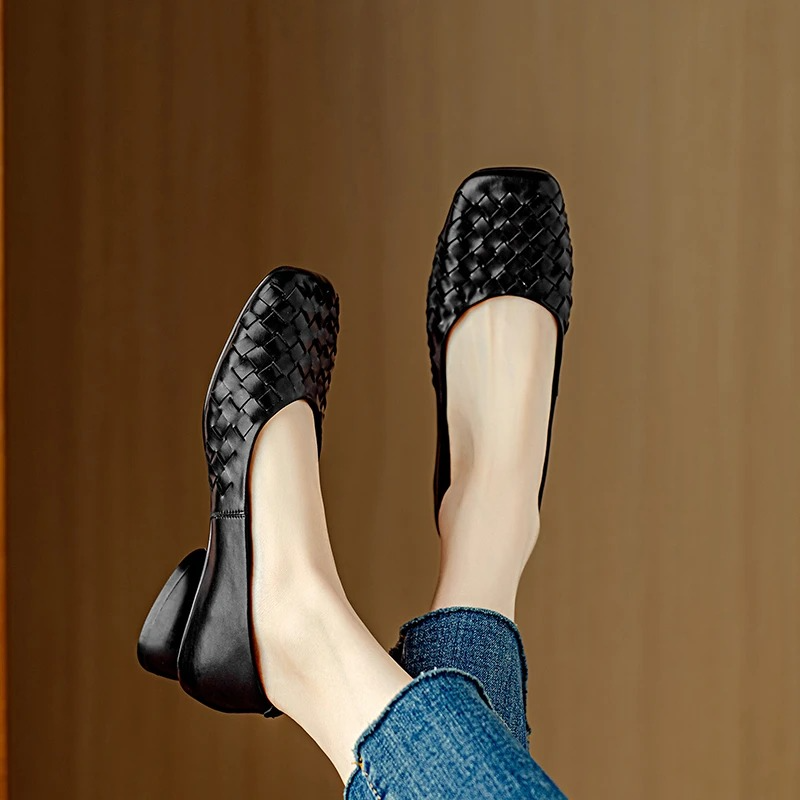 Marcelle | Leather Flats