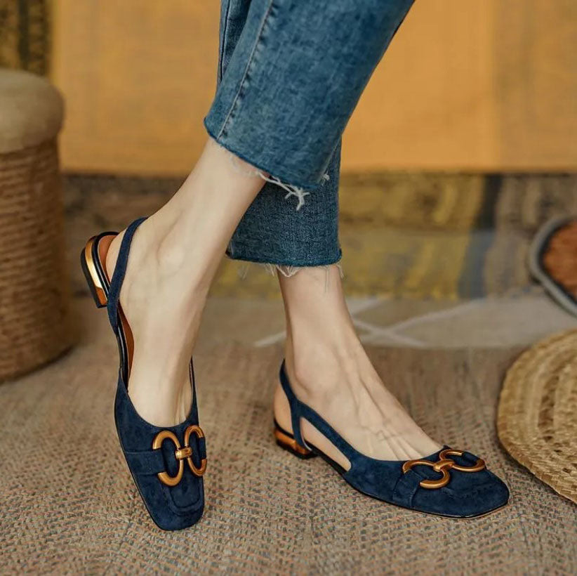 Bethina | Orthopedic Leather Buckle Sandals