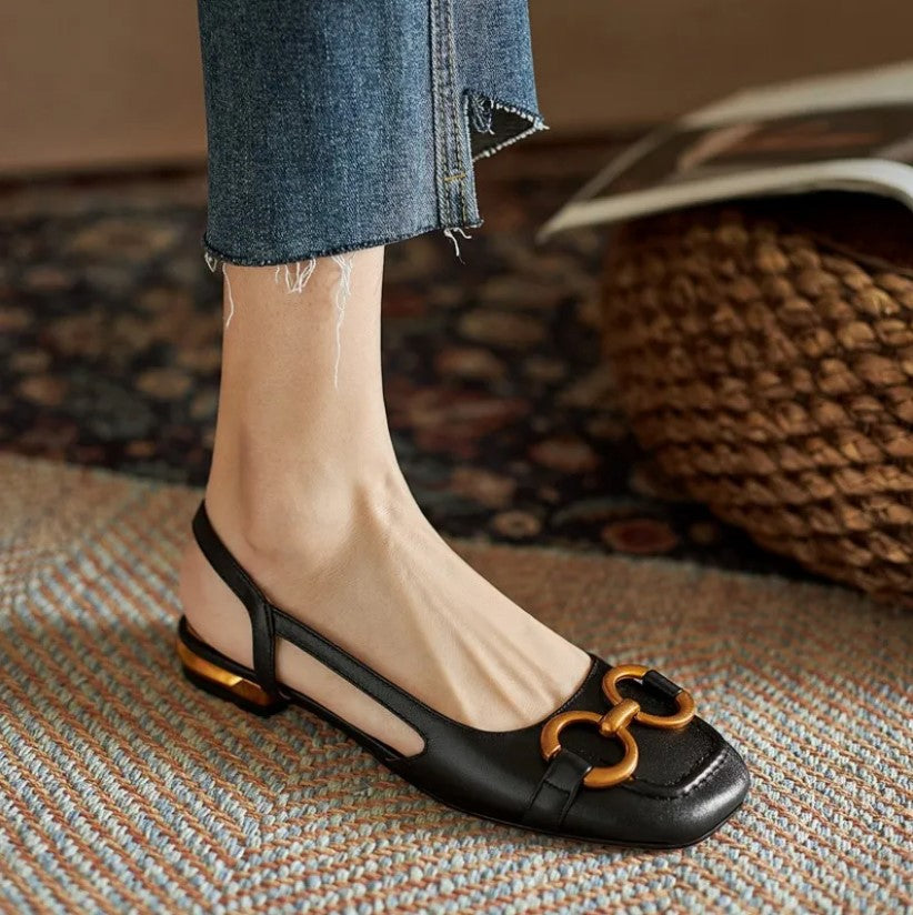Bethina | Orthopedic Leather Buckle Sandals