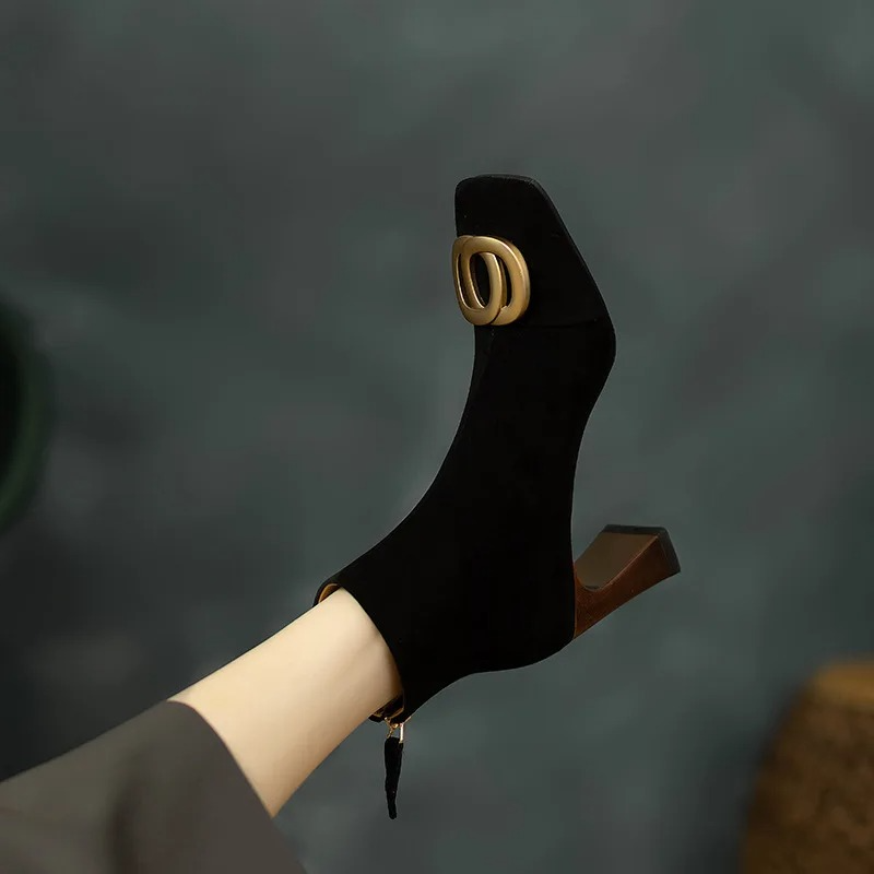Bea | Opium Velvet Boots