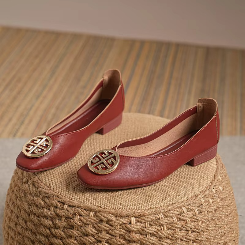 Orchard | Leather Flats