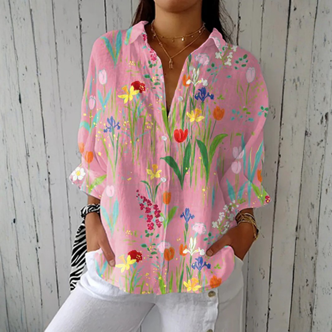Clara | Spring Garden Blouse