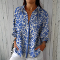 Isabelle | Blue Garden Blouse