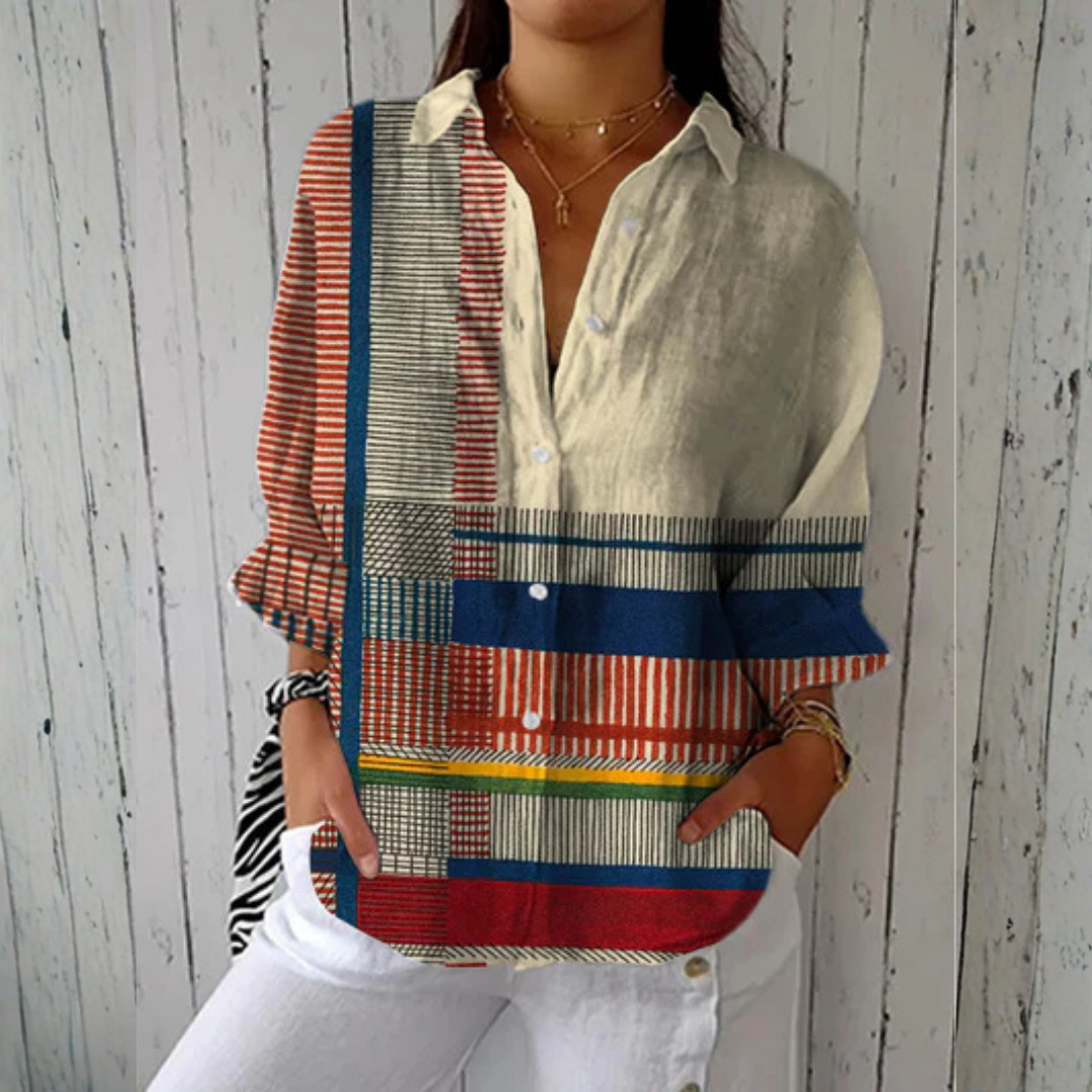Joan | Artistic Pattern Blouse
