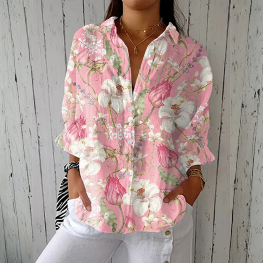 Hannah | Elegant Bloom Blouse