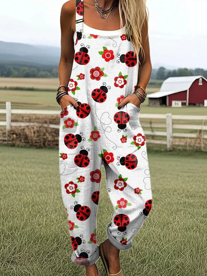 Lany | Ladybug Lane Jumpsuit