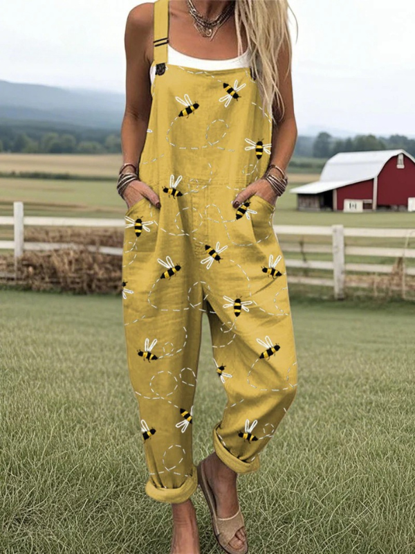 Hallie | Honeybee Meadow Jumpsuit