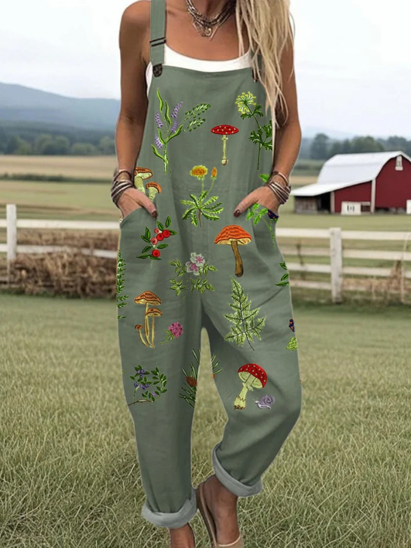 Nadia | Nature-Inspired Embroidery Jumpsuit