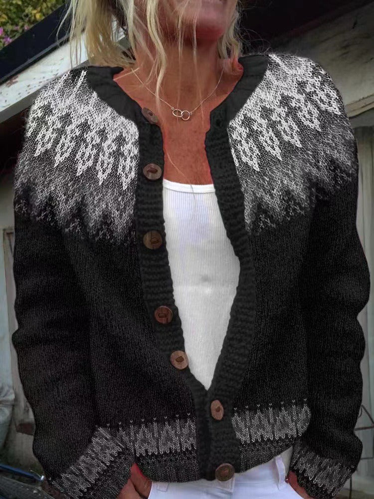 Nevaeh | Vintage Icelandic Cardigan