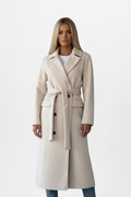 Charlise | Double Breasted Long Coat