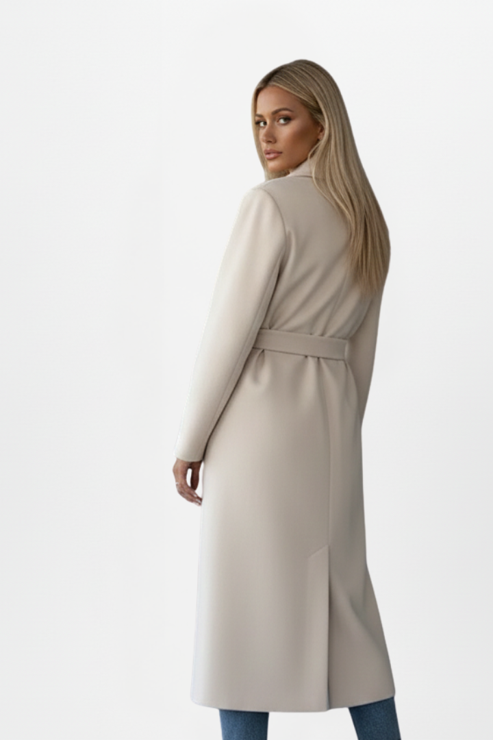 Charlise | Double Breasted Long Coat
