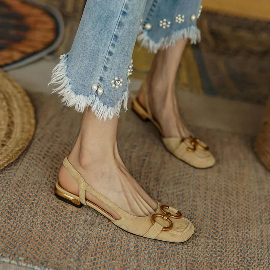Bethina | Orthopedic Leather Buckle Sandals