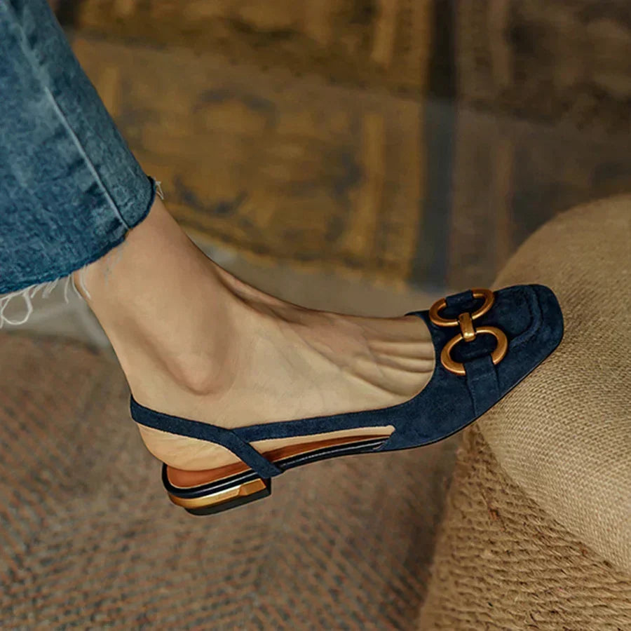 Bethina | Orthopedic Leather Buckle Sandals