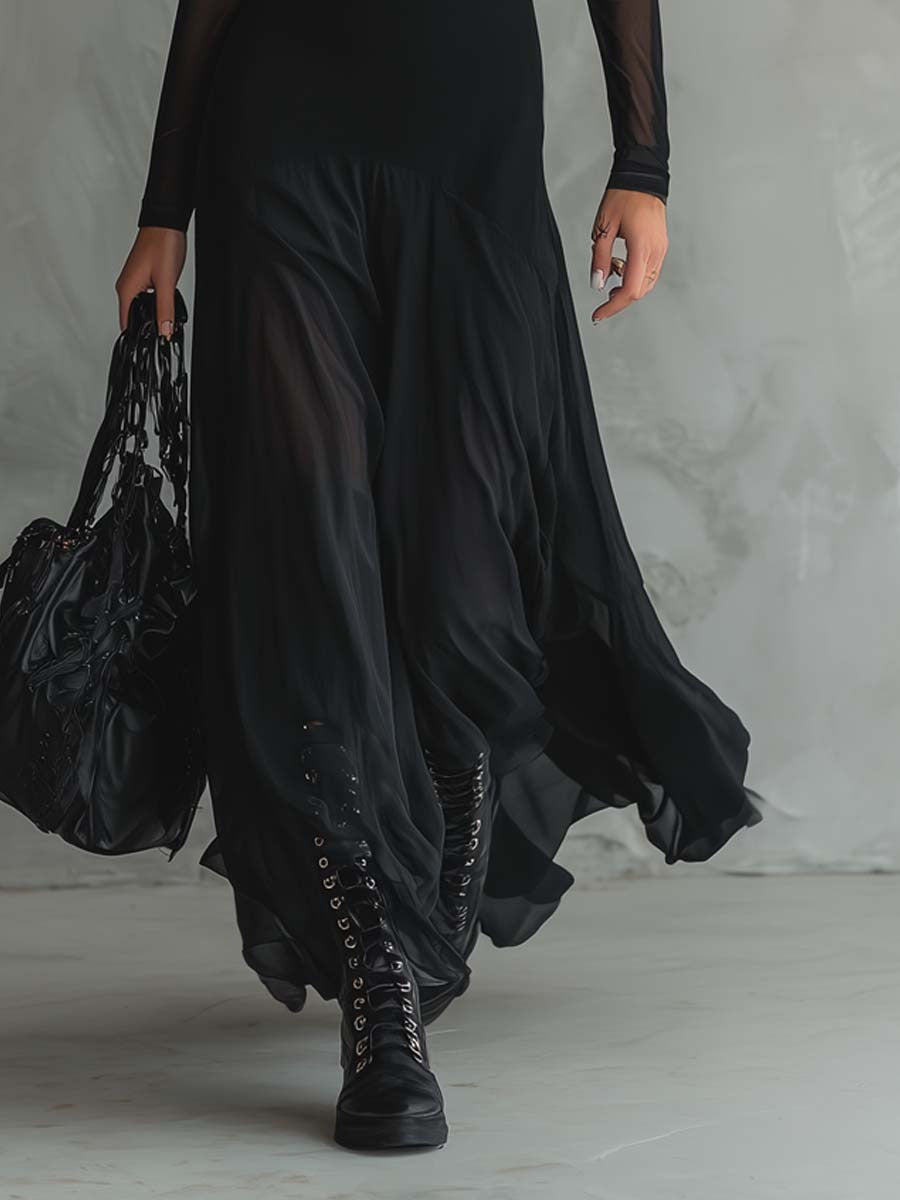Leonor | Elegant cut long dress