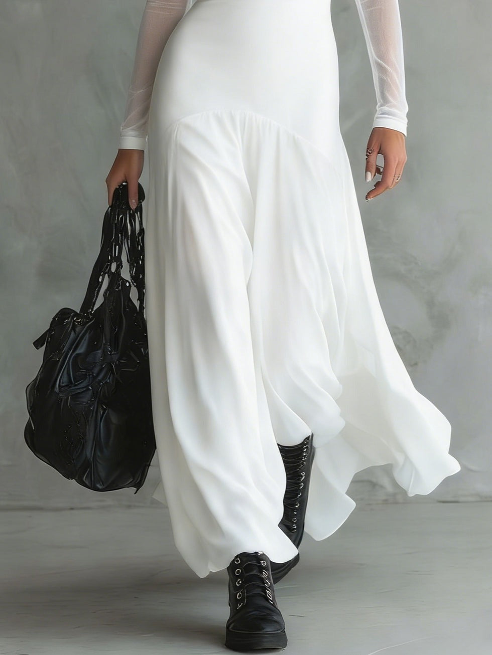 Leonor | Elegant cut long dress