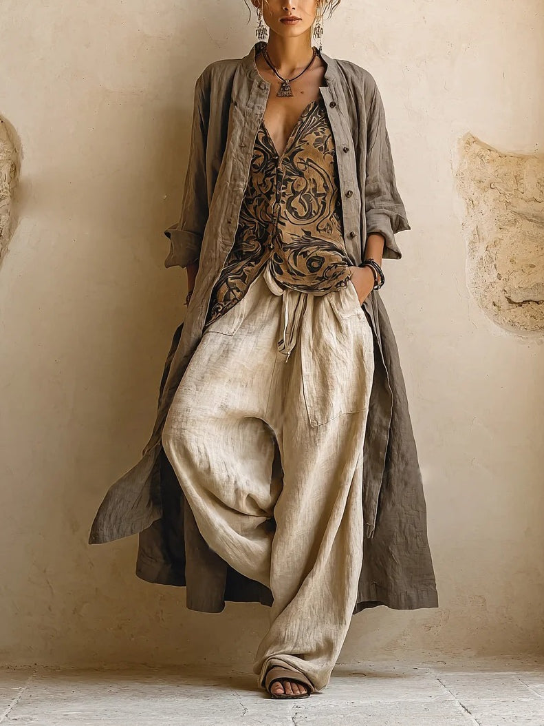Mary | Natural Three-Piece Premium Set
