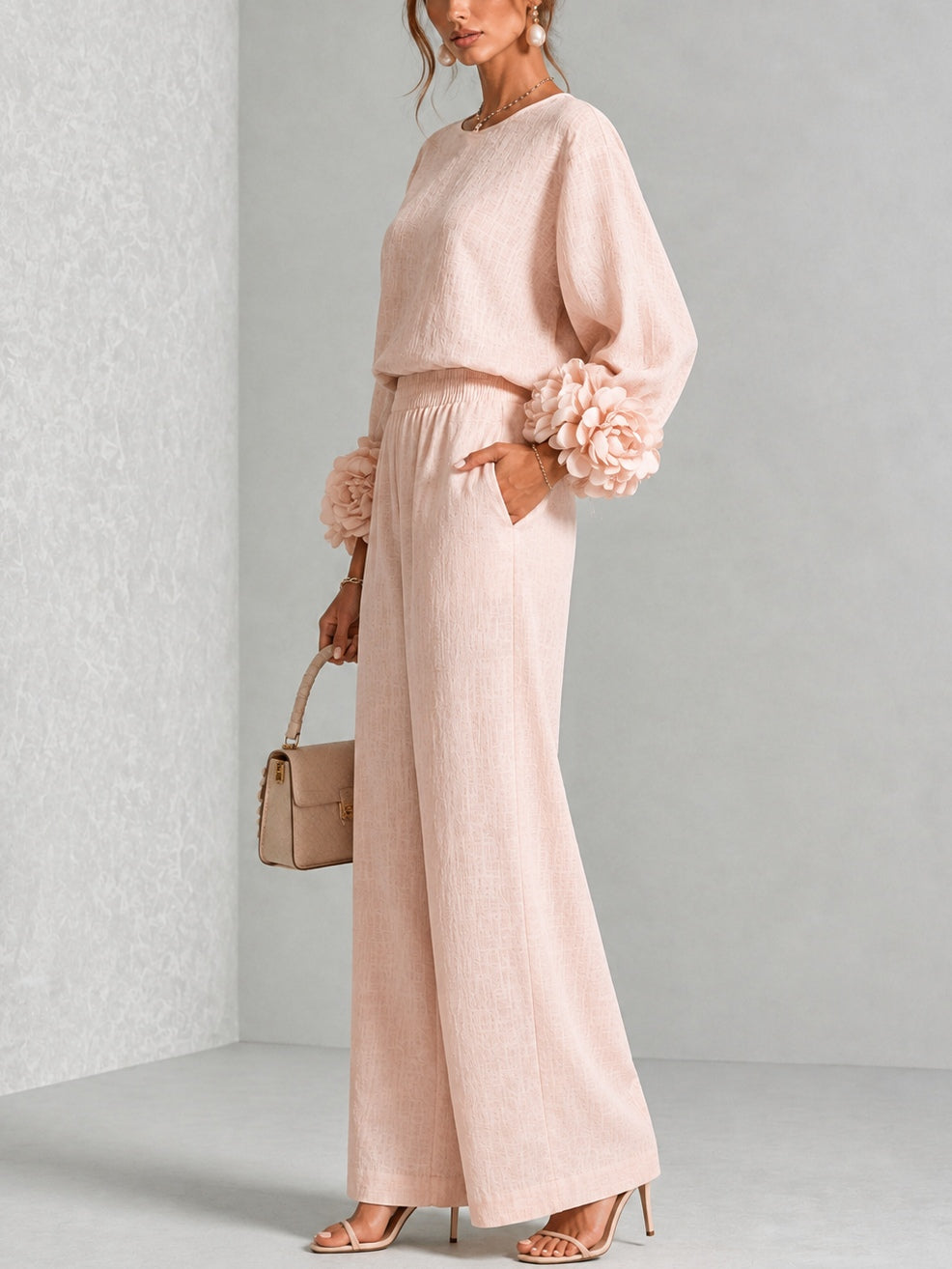 Raya | FLORAL CUFF TWO-PIECE SET