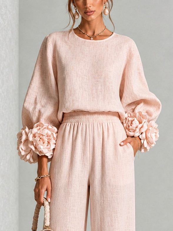 Raya | FLORAL CUFF TWO-PIECE SET