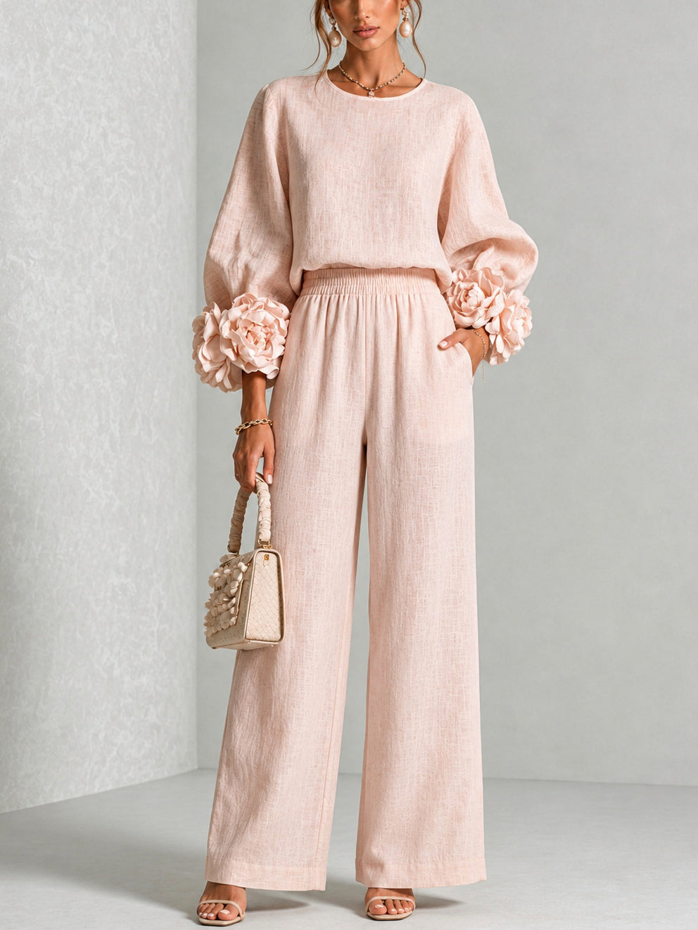 Raya | FLORAL CUFF TWO-PIECE SET