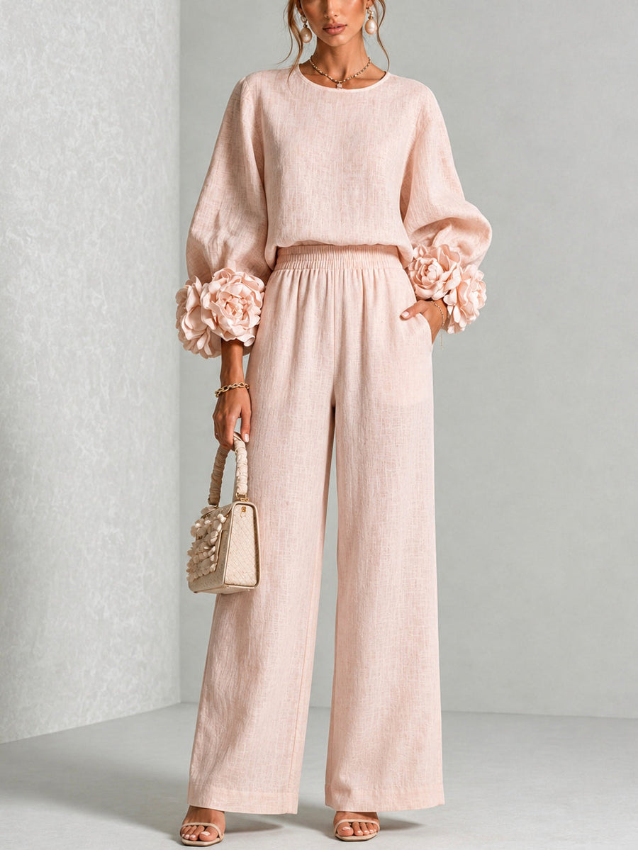 Raya | FLORAL CUFF TWO-PIECE SET