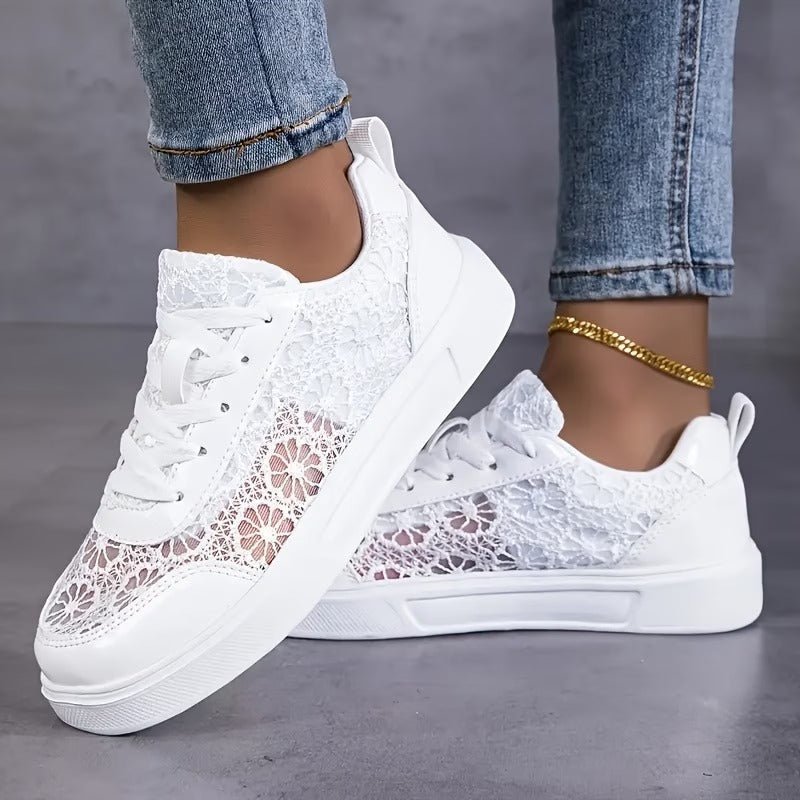 Lacey | Floral Lace Sneakers