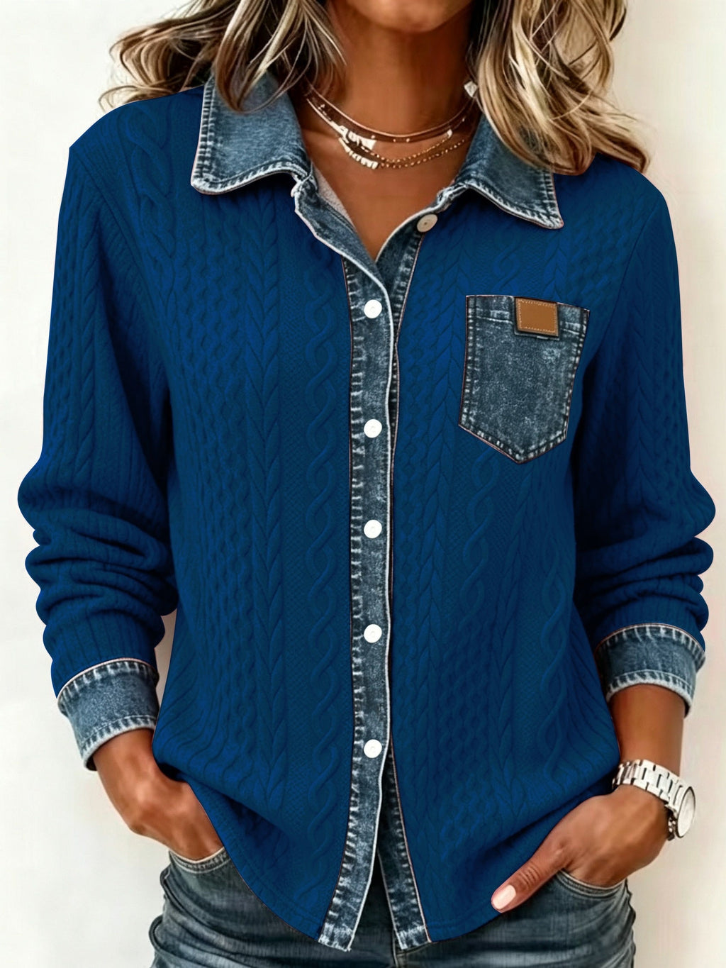 Roxy | Comfortable Denim Cardigan