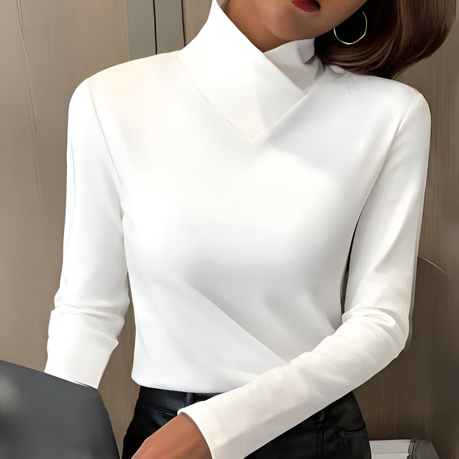 Winnie | Elegant High-Neck Sweater