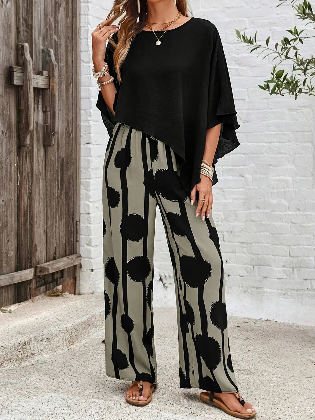 Kayla | Comfortable Elastic Waist Two-Piece Set