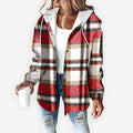 Ciara | Sherpa Lined Plaid Shirt Jacket