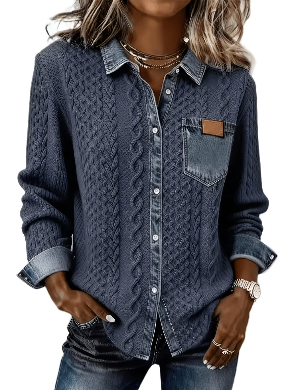 Roxy | Comfortable Denim Cardigan