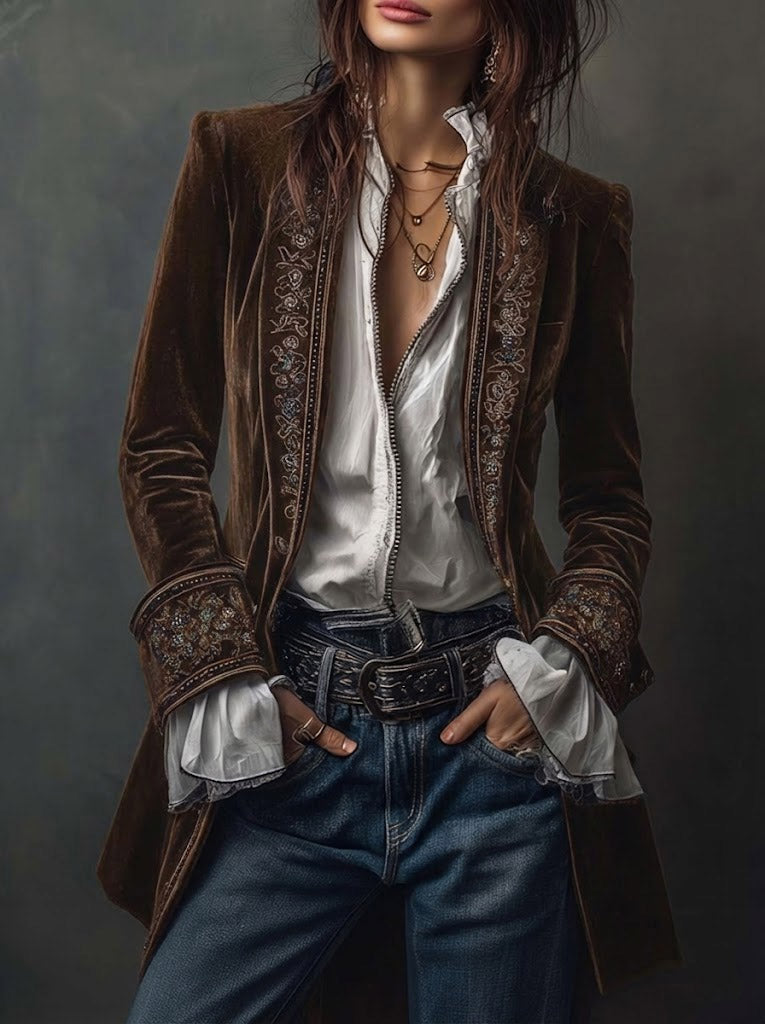 Erin | Long Vintage Jacket
