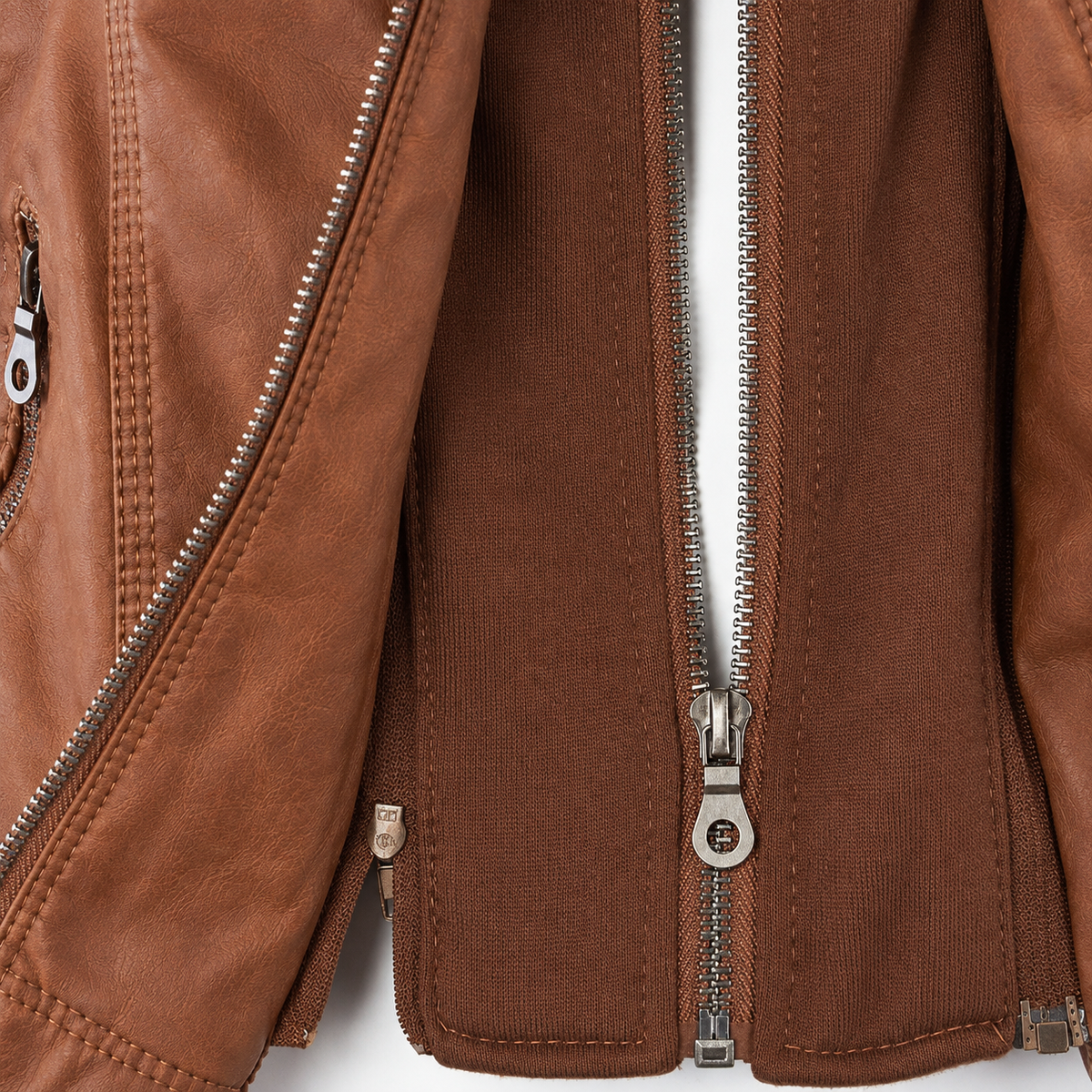 Diane | Hooded Leather Jacket