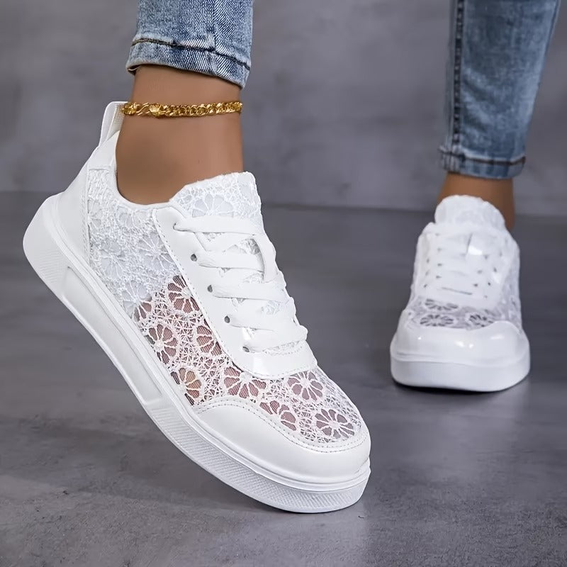 Lacey | Floral Lace Sneakers