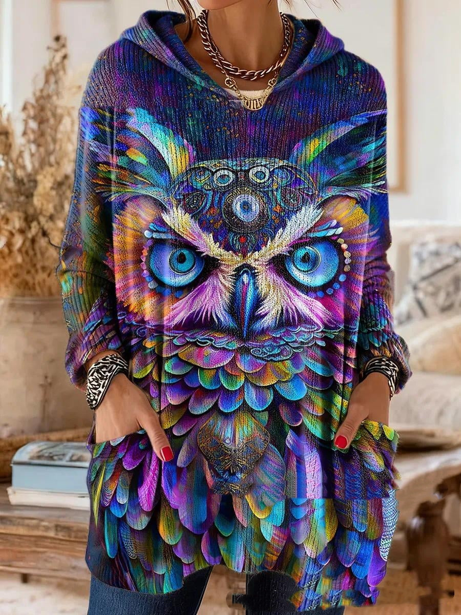 Lizzy | Retro Printed Hoodie