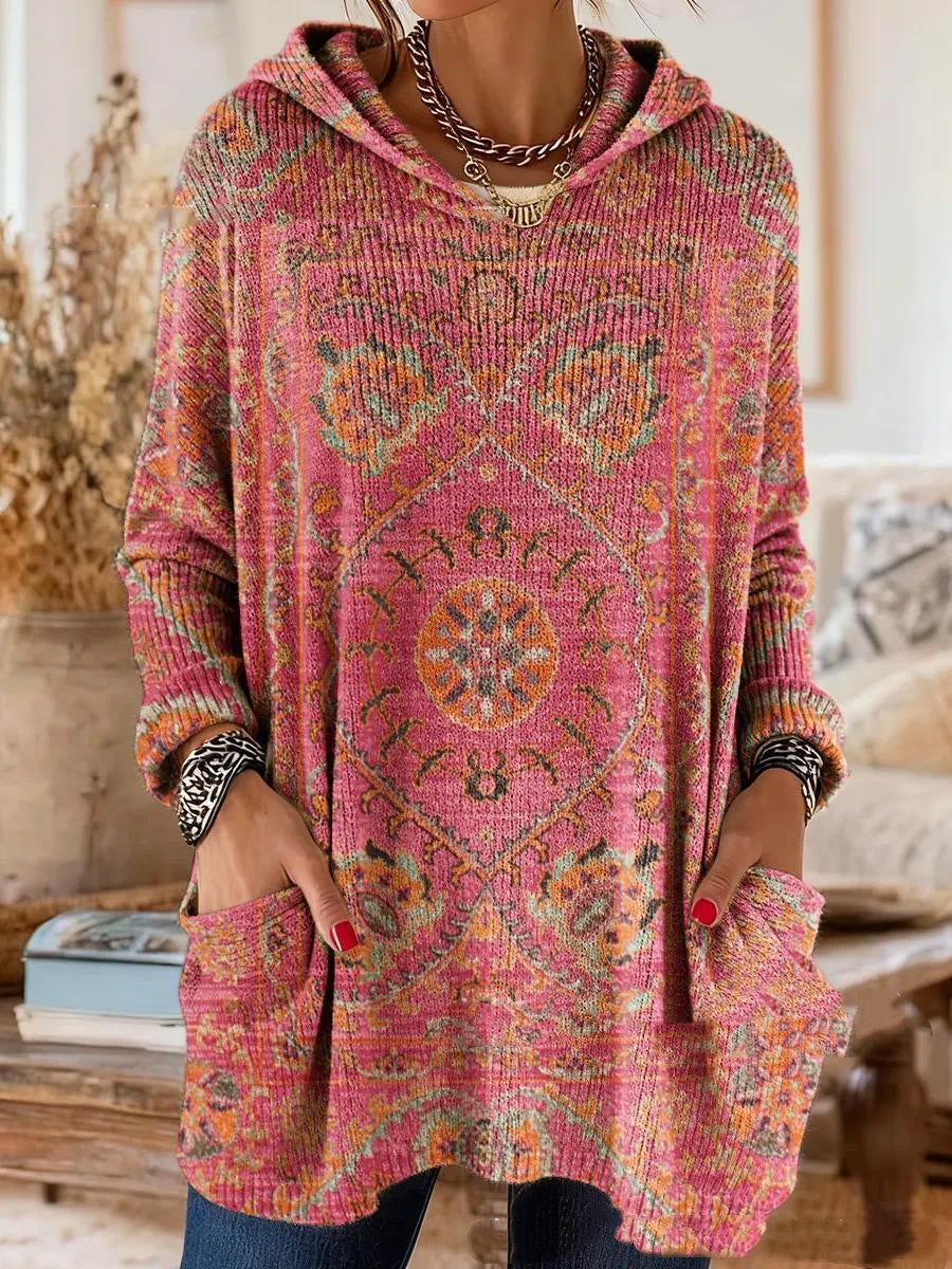 Lizzy | Retro Printed Hoodie