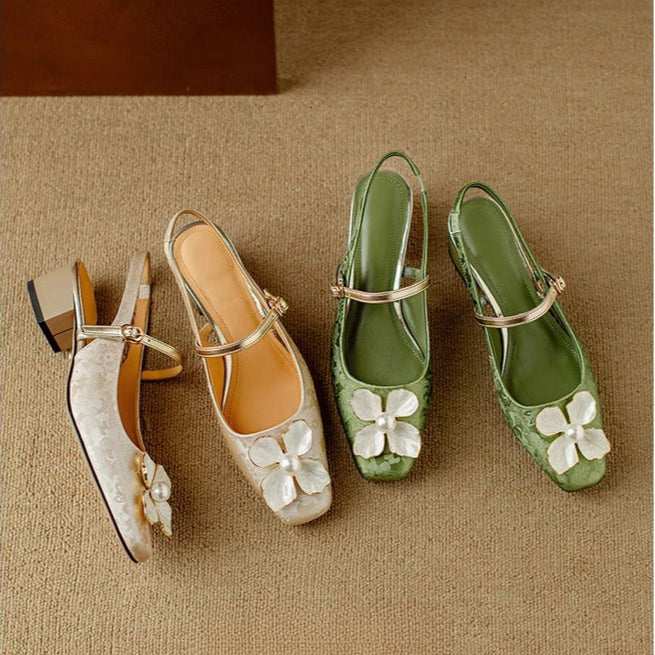 Diana | Genine Slingback Pumps