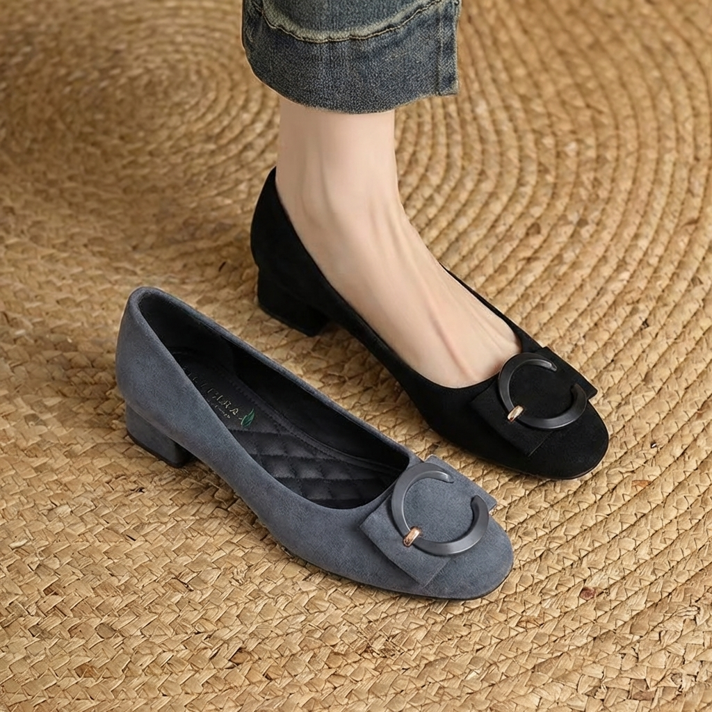 Rose | Suede Flats