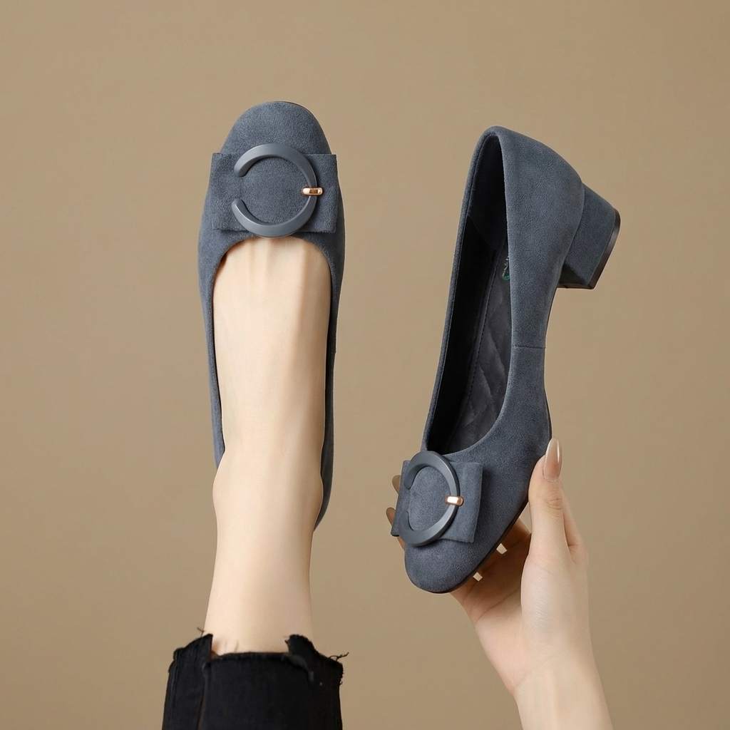 Rose | Suede Flats