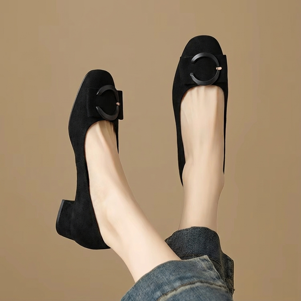 Rose | Suede Flats