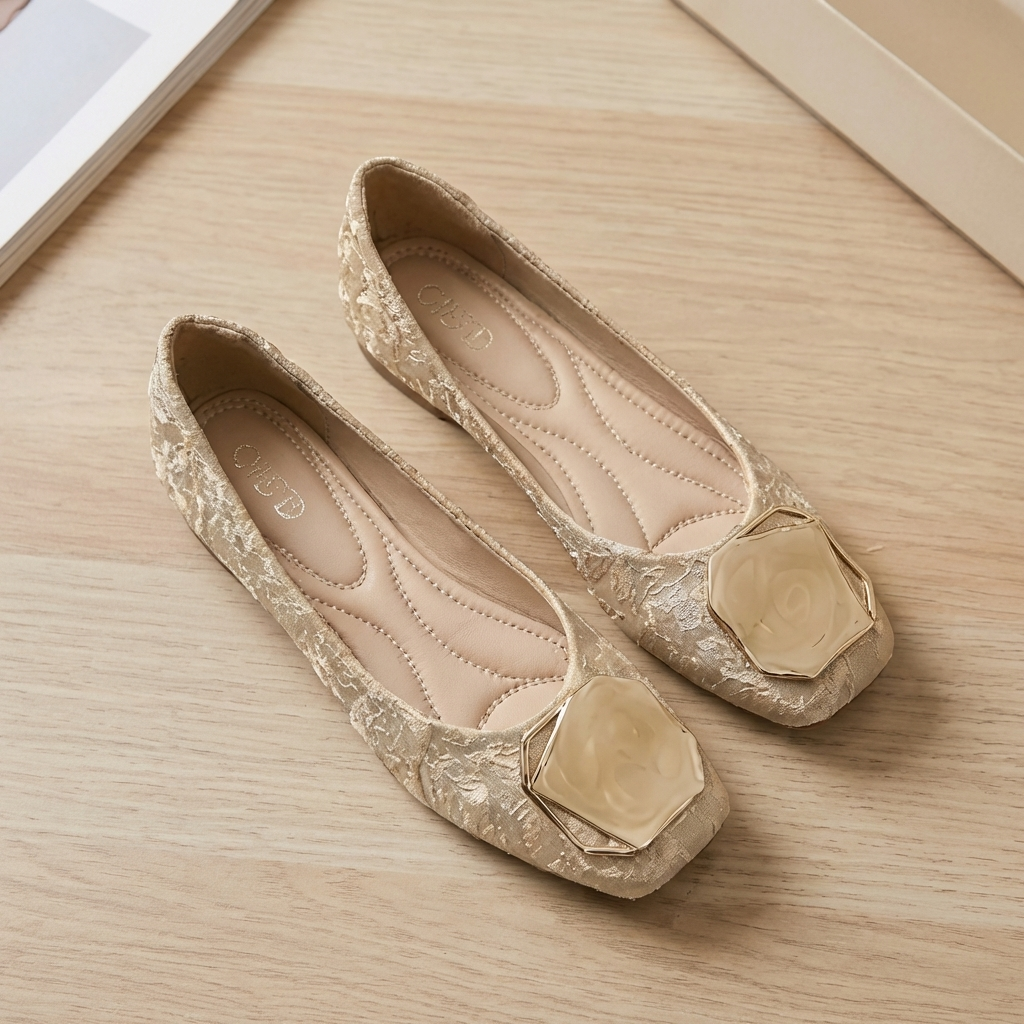 Liora | Mesh Ballet Flats