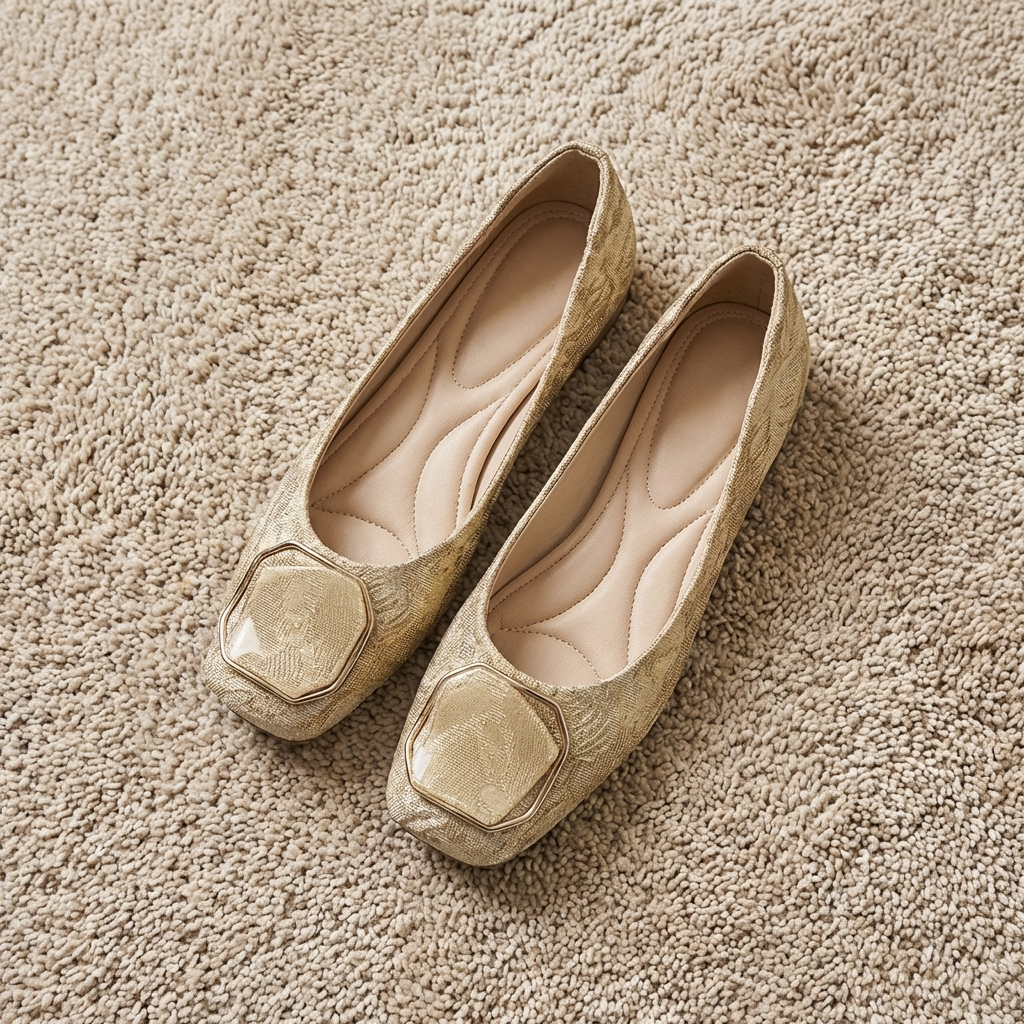 Liora | Mesh Ballet Flats