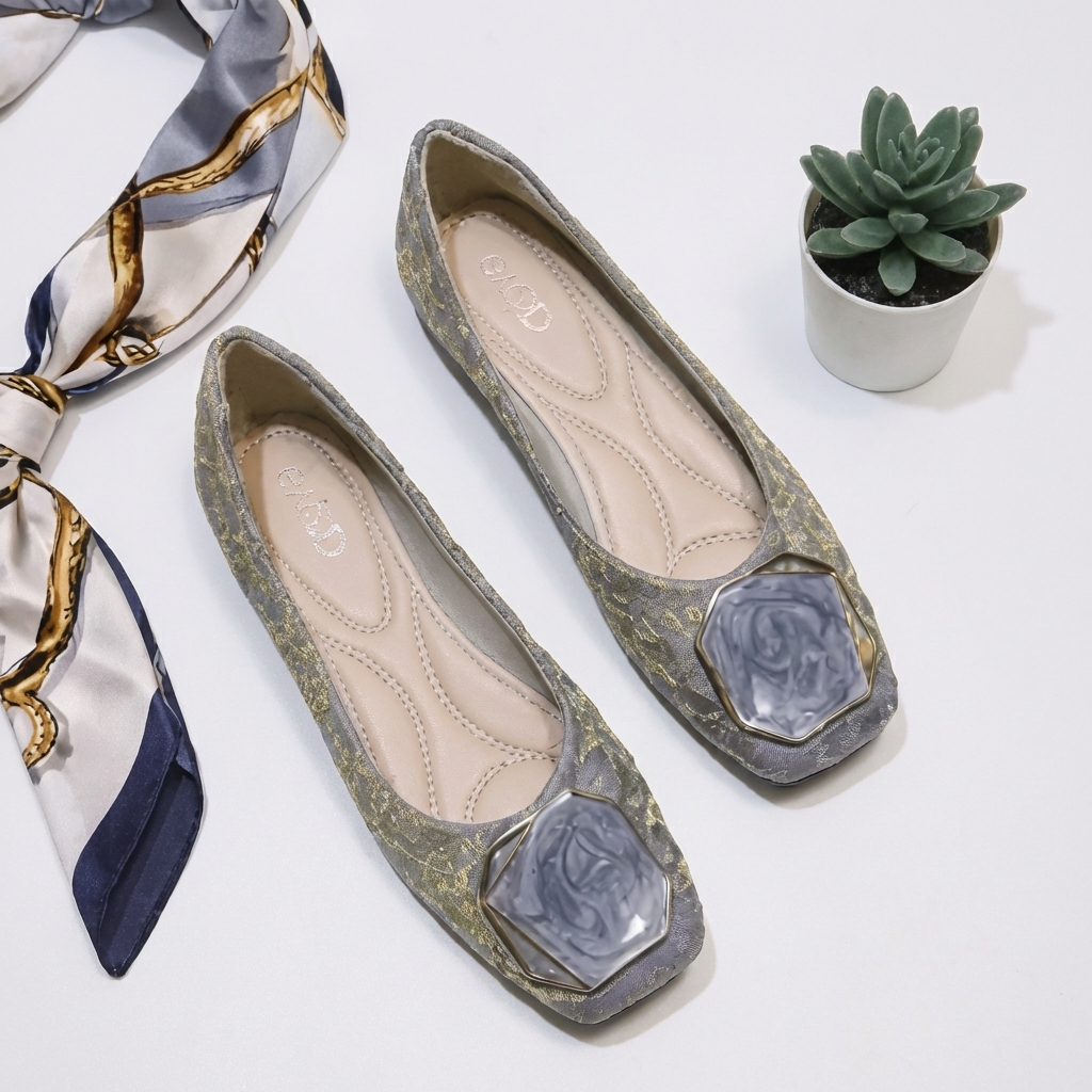 Liora | Mesh Ballet Flats