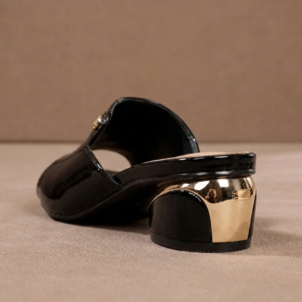 Mauve | Patent Slide Heels
