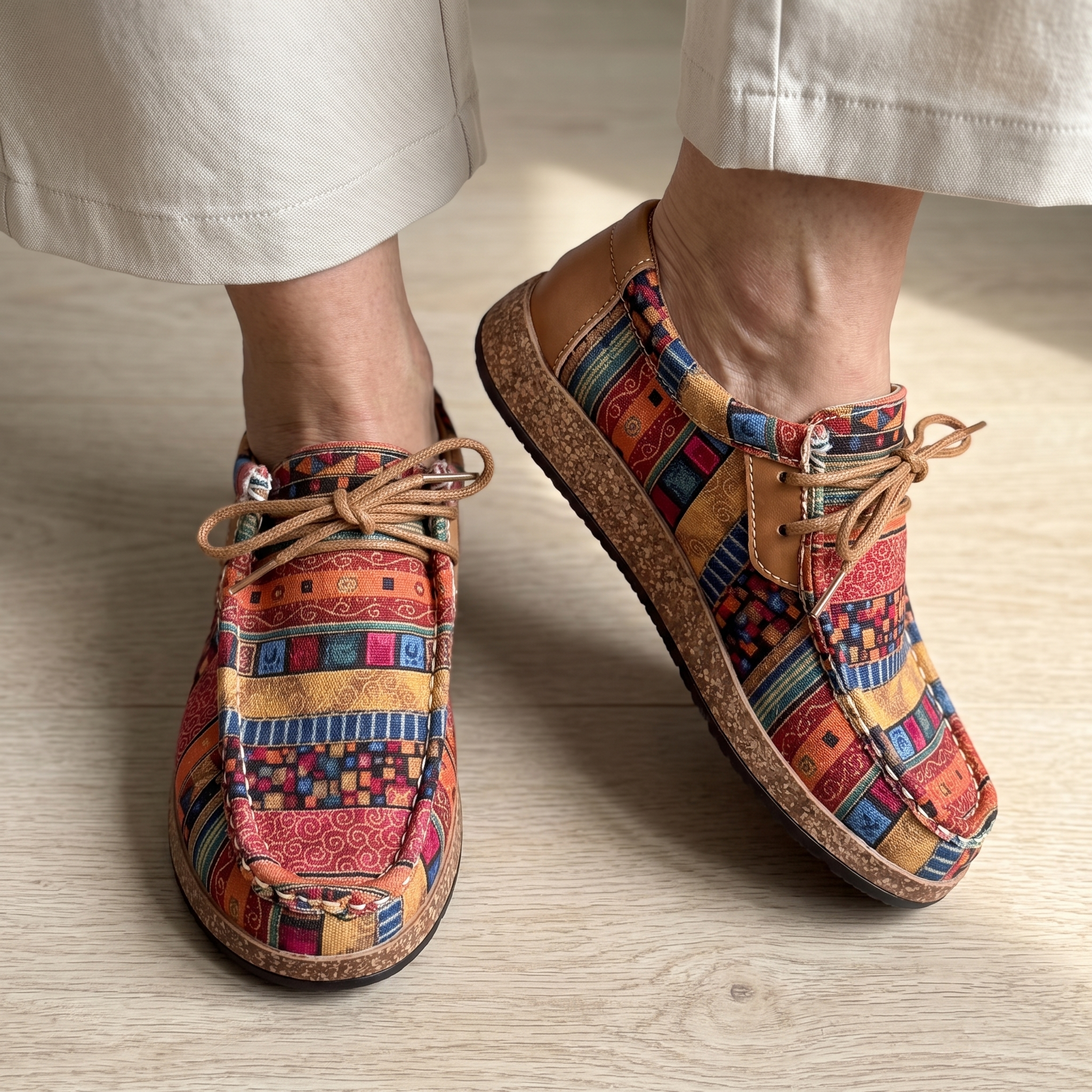 Rochelle | Orthopedic Patterned Sneakers